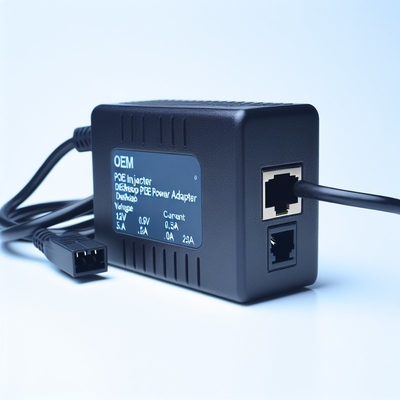 Divisor Injetor POE 48V com 2 Portas Ethernet 10/100/1000Mbps