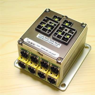 48V a 24V 12V 5V POE Splitter com 2 portas RJ45 1Gbps