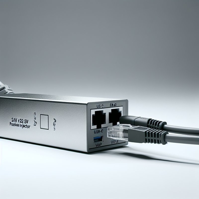Divisor POE de 48V para 24V 12V 5V com Conector RJ45 1Gbps