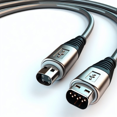 Cabo de extensão USB 2.0 Macho para Fêmea de 5m com Cobre Estanhado