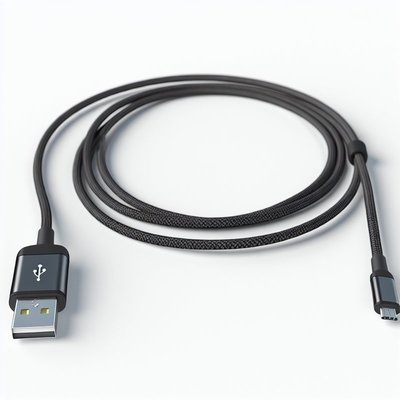6ft Nylon Braided Micro USB Cable Transferência de dados de carregamento rápido
