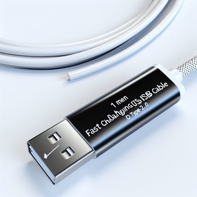 Cabo USB 3.1 Tipo C de 1M Carregamento Rápido 5A Transferência de Dados