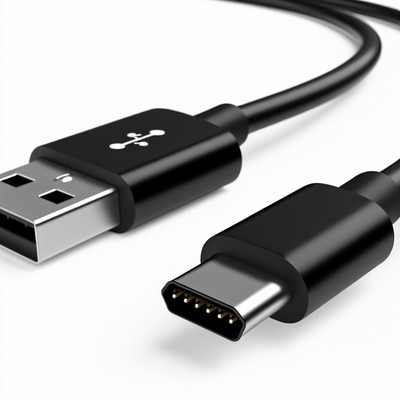 Cabo USB 3.1 Tipo C de 1M Carregamento Rápido 5A Transferência de Dados