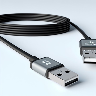 Cabo de dados de carregamento rápido 3 em 1 USB 2.0 de 0,5 m Micro Tipo C