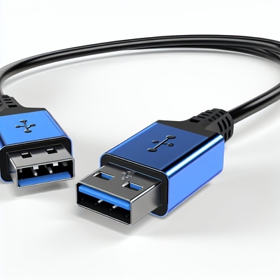 Cabo de Extensão USB 3.0 5Gbps Fêmea para Macho para Impressora e Carregamento