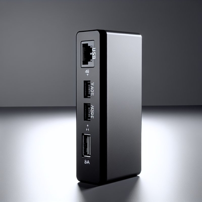 Divisor POE 48V para 12V IEEE802.3af com RJ45 e Cabo DC