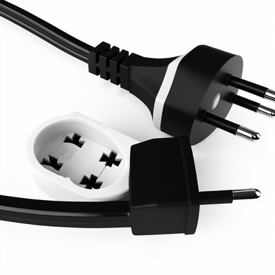 Cabo de alimentação para laptop de 1,5m com conector EU de 2 pinos aprovado pela VDE para IEC C7 C8