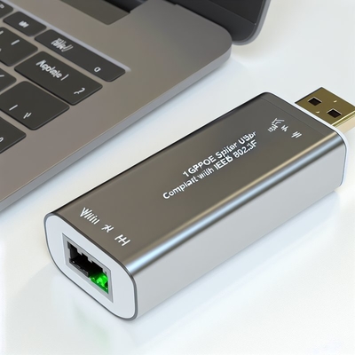 Divisor POE 48V para 24V 1Gbps IEEE 802.3af para Câmeras de Segurança