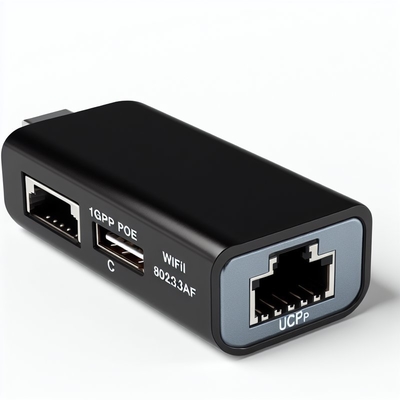 Divisor POE 48V para 24V 1Gbps IEEE 802.3af para Câmeras de Segurança