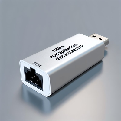 Divisor POE 48V para 24V 1Gbps IEEE 802.3af para Câmeras de Segurança