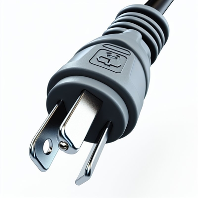 18AWG NEMA 1-15P a C7 US 2 cordão de alimentação de ponta