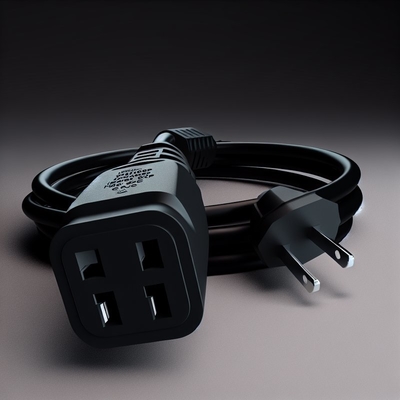 NEMA 5-15P para IEC C5 Cordão de alimentação 6ft 125V 10A para computadores portáteis