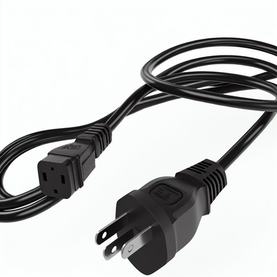 NEMA 5-15P para IEC C5 Cordão de alimentação 6ft 125V 10A para computadores portáteis