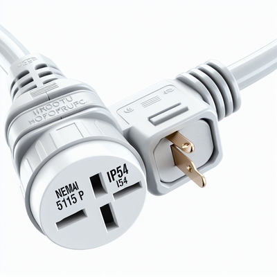 Cabo de extensão à prova d'água GFCI NEMA 5-15P para 5-15R IP53