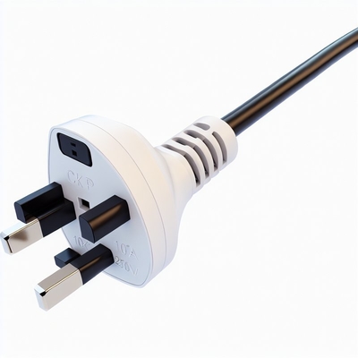 Cabo de alimentação UK para IEC C7 250V 10A com revestimento em PVC