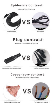 Cable de extensão de energia C7 a C8 para TV DVD Laptop PS2