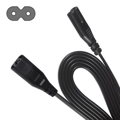 Cable de extensão de energia C7 a C8 para TV DVD Laptop PS2