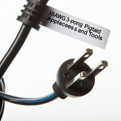 Cabo de alimentação pigtail de 3 pinos 18AWG para eletrodomésticos e ferramentas