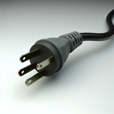 Cabo de alimentação pigtail de 3 pinos 18AWG para eletrodomésticos e ferramentas