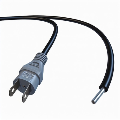 18AWG NEMA 5-15P to Stripped End Power Cord for Appliances