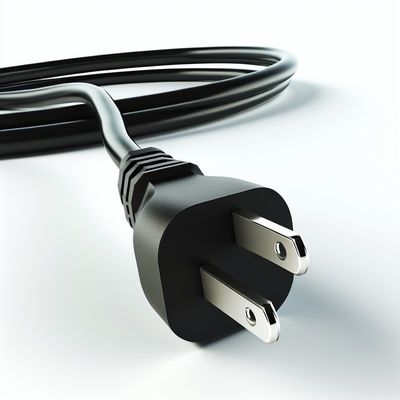 Cordão de extensão de energia de três pontas para computadores e aparelhos