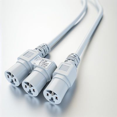 NEMA 5-15P para 3 vias 5-15R Power Splitter SJTW 16AWG