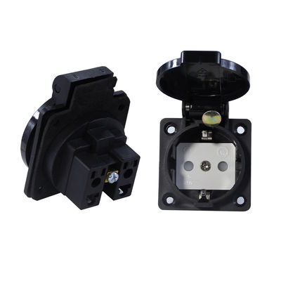 Plugue de alimentação industrial 3 pinos 220V padrão europeu 10A