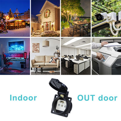 Plugue de alimentação industrial 3 pinos 220V padrão europeu 10A