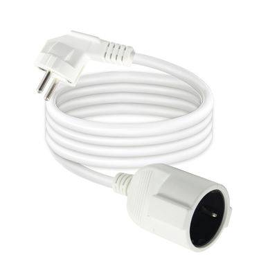 Cabo de alimentação Schuko CEE 7 Macho para Fêmea EU 16A 250V