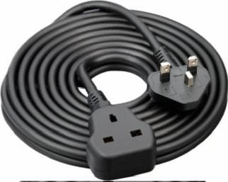 Reino Unido Fused Power Extension Lead 13A 250V Homem para Mulher
