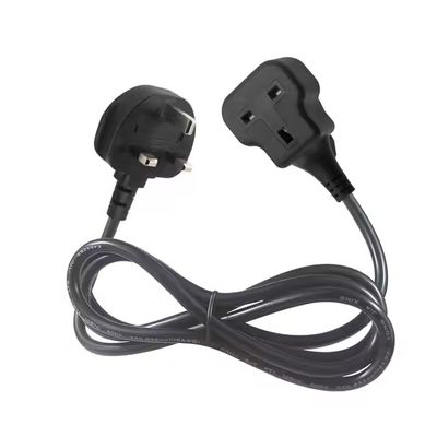Reino Unido Fused Power Extension Lead 13A 250V Homem para Mulher