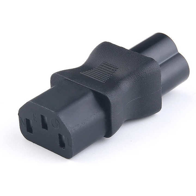 Adaptador de alimentação C13 a C6 da CEI para portáteis e projetores