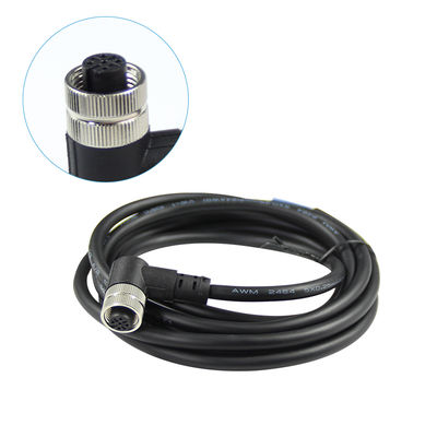 M12 Cabo de alimentação de cobre blindado 3Pin para monitor 5m