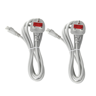 Cable de energia C5 para Gray UK 1.5M 3-Prong Cloverleaf Cable 250V 2.5A