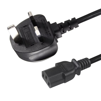 UK Plug to IEC C13 Power Cord 1.8M 250V 10A para monitor de computador