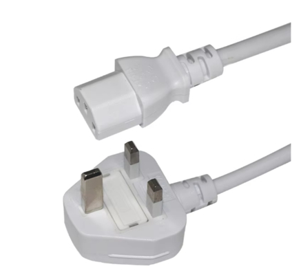 UK Plug to IEC C13 Power Cord 1.8M 250V 10A para monitor de computador