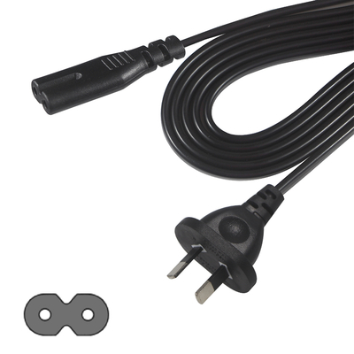 AU Plug to C7 Power Cord 2 Core 1.8M 240V para eletrônicos