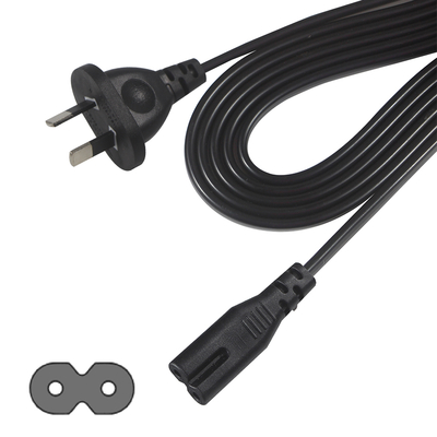 AU Plug to C7 Power Cord 2 Core 1.8M 240V para eletrônicos