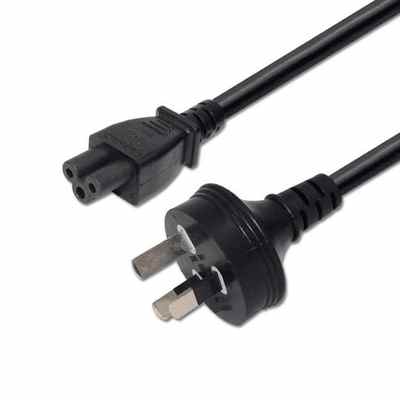 Cabo de alimentação AU para IEC C5 3 fios 1,8M 240V 2,5A Australiano 3 pinos Trevo para Adaptador de Laptop e Projetor