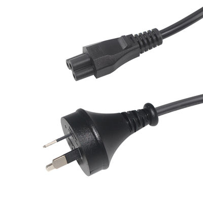 Cabo de alimentação AU para IEC C5 3 fios 1,8M 240V 2,5A Australiano 3 pinos Trevo para Adaptador de Laptop e Projetor