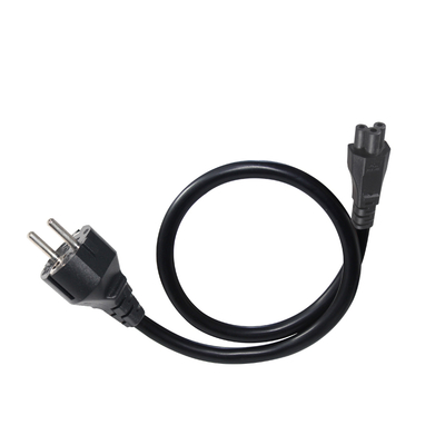 Cabo de alimentação EU Schuko para C5 3 fios 1,5M 250V para adaptador de laptop