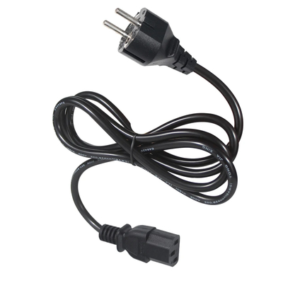 VDE 250V H05VV-F 3G1.0mm2 Schuko para C13 cabo de alimentação
