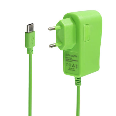 Adaptador de alimentação europeu USB-C de 12 V 1 A para lentes de LED e câmaras de vigilância
