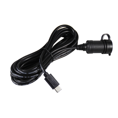 12V Car Cigarette Lighter Socket para USB-C Power Adapter Converter DC Outlet Plug com Port Tipo-C para Telefone Tablet GPS Dash Cam