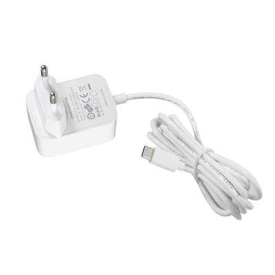Adaptador de alimentação USB-C UE de 12 V 1 A com cabo de 1 m