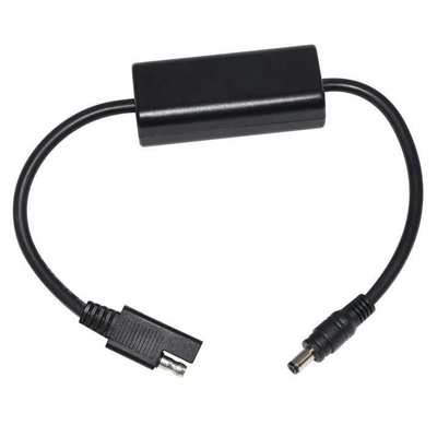 Cabo Conversor Elevador SAE para Plugue DC 5V a 12V Adaptador de Aumento de Potência para Painel Solar Bateria Carro Motocicleta LED Roteador