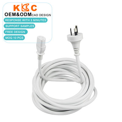 SAA 3-Pin para IEC 60320 C13 Fêmea Australia Cable 250V AC Power Cord para Computadores
