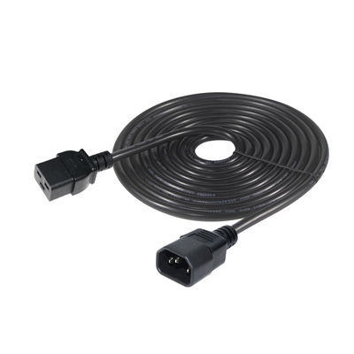 16 Amp AC Cable Industrial C14 Plug VDE Cordão de alimentação 15A 250V 14AWG