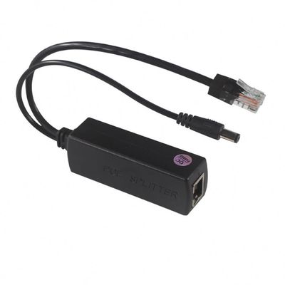 Injetor POE à prova d'água Splitter 100Mbps Segurança 12W Y Splitter Poe Adaptador