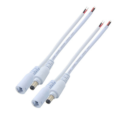 12V 24V DC Extension Cable 5.5x2.1mm 5.5x2.5mm Female DC Power Cable para CCTV